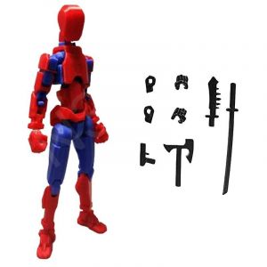 Mannequin articule mobile et metamorphe 2.0 imprime en 3D, 13 actions - Neuf