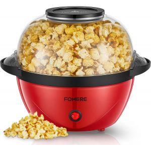 NouvelHorizonstore-Machine &agrave; Pop Corn, Machine a Pop Corn 3,5 L Pour la Maison, Popcorn Machine &eacute;lectrique Avec Sucre et Huile, Rev&ecirc;tement Antiadh&eacute;sif, Silencieuse et Rapide, Grand Couvercle Comme Bo - Neuf
