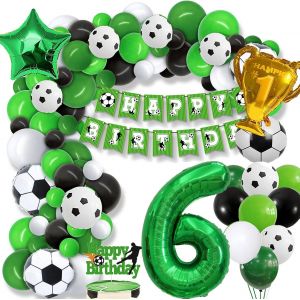 KALANKA-Lot de 79 décorations d'anniversaire pour garçons - Décoration de fête d'anniversaire pour enfants et garçons - Fournitures de fête d'anniversaire - Vert - Neuf