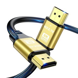 KALANKA-8K Câble HDMI 0.5m,câble HDMI 48Gbps Ultra Haute Vitesse 8K@60Hz 4K@120Hz,HDCP 2.2 & 2.3, DTS:X, HDR 10 Compatible avec Roku TV/eARC/3D/PS4/PS5/HDTV/X-box/Blu-ray - Neuf