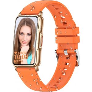 Montre Connectée Femme Sport, Montre Intelligente Etanche Ip68 Montre Cardio Avec Cardiofrequencemetre Oxymètre Podometre 123 Modes Sportifs Montre Running Montre Connecter Pour Android Ios - Neuf