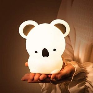 Veilleuse Koala Pour Chambre D'enfant, Lampe Koala Pour Chambre D'enfant, Joli Cadeau Koala Pour Fille, Veilleuse Portable En Silicone Pour Bébé, Lampe De Chambre D'enfant, Veilleuse Usb Pour Enfant - Neuf