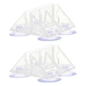 Lot De 2 Ventouses En Acrylique Durables Pour Aquarium, Pour L'isolation Des Aquariums ¿ Séparateur Sûr Pour Les Alevins Et Les Espèces Agressives - Neuf