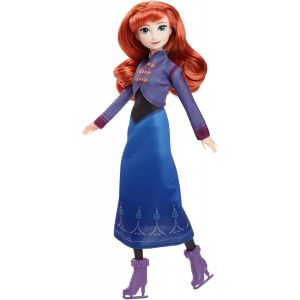 KALANKA-Disney Reine des Neiges: Le Festival de l`hiver - Poupée et accessoires Anna de la Reine des Neiges, tenue de patinage sur glace avec robe amovible et patins, plus 1 paire de chaussures, JBG5 - Neuf