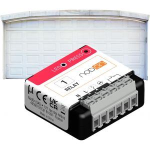 VornixorSarlshopNodon - Zigbee - Module Multifonction, 1 canal contact sec, 1x16A, Zero Crossing, installation possible au tableau &eacute;lec., compatible Alexa, Home Assistant, Homey, SmartThings, Jeedom, - Neuf