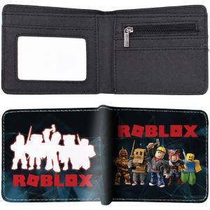 asas-Roblox Portefeuille,Roblox Garçon Bourse Pu Cuir Bourse Wallet Animé Court Enfant Jeu Bourse Wallets Portefeuille De Dessin Animé Plié Mode Porte Monnaie Cadeau Anniversaire Cadeau - Neuf