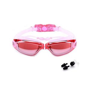 Lunettes De Natation &Eacute;l&eacute;gantes Antibu&eacute;e Avec Protection Uv, Verres Incassables Et Bouchons D'oreilles Int&eacute;gr&eacute;s Pour Hommes Et Femmes - Neuf