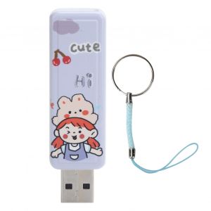 Cle USB 2.0 PushPull pour voiture, accessoire informatique, motif lapin (64 Go) - Neuf