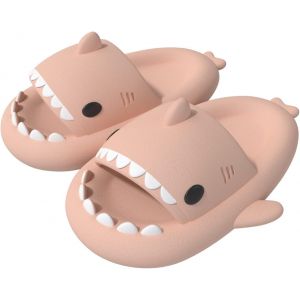 Trahoo-Femme Homme Enfant Claquettes De Requin Été Shark Slides Slippers Antidérapante Chaussures De Piscine Plage Chaussons De Bain - Neuf