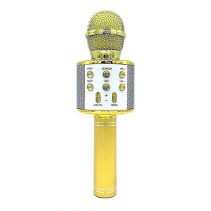 Microphone sans fil pour l'enregistrement et le chant avec lumi&egrave;res LED color&eacute;es, microphones Bluetooth portables - Neuf