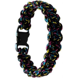 Eryi-Bracelet Drapeau De L'espagne Pour Homme Et Femme. Bracelet En Corde Tressée. Bracelet En Cuir Et Tissu Espagnol Avec Fermoir. - Neuf
