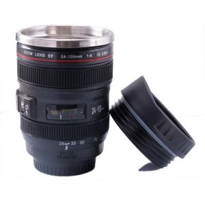 Kalanka-Tasse À Café Mug Original Et Magique Mug Isotherme Caméra Objectif Thermos Café Tasse Bouteille Objectif Photo En Acier Inox Cadeau Pour Hommes/Femmes Lot De 1 - Neuf