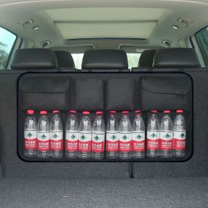 Sac De Rangement Pour Voiture, Sac De Rangement Pour Dossier De Siège Auto, Sac De Rangement Pour Coffre Noir-Générique - Neuf