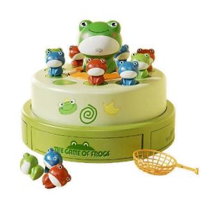 Jouet De Puzzle D'interaction Sensorielle De Développement Mettant En Vedette Le Personnage De Grenouille De Dessin Animé Pour Que Les Enfants S'amusent À Attraper - Neuf