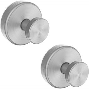 Lot De 2 Crochets &Agrave; Ventouse,Extra Solides,Porte-Serviettes,Sans Per&ccedil;age,En Acier Inoxydable 304,Pour Salle De Bain,Cuisine,Capacit&eacute; De Charge 5 Kg (Argent Bross&eacute;) - Neuf