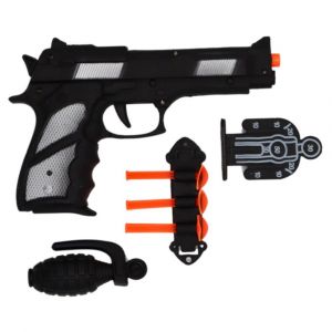 Jeu Police Revolver 3 Flèches Cible Grenade - Neuf