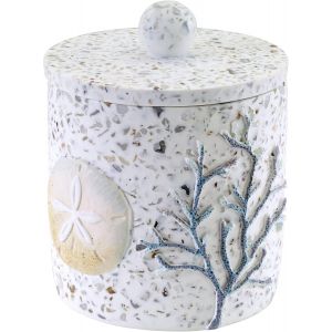 KAL-Coastal Terrazzo Collection Pot En Résine Multicolore - Neuf