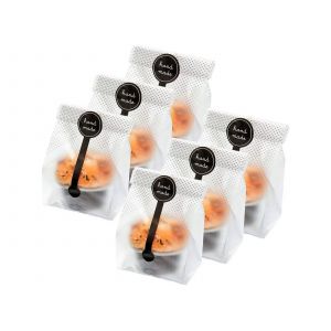 100 Sachets D'emballage En Plastique Translucide Pour Biscuits Et Bonbons - Neuf