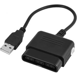 Convertisseur De Manette Ps2, Adaptateur De Manette Ps2 Vers Ps3 Ps2 Vers Usb Pour Pc Ou Ps3 Manette Filaire Sans Fil Ps1 Ps2, Compatible Win98 Me 2000 Xp Vista Win7 - Neuf