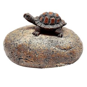 Boîte à clés cachée en fausse pierre pour l'extérieur - Cache-clés de rechange en résine sûr pour jardin ou cour extérieure (pierre) - Neuf