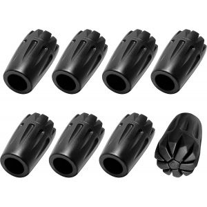 Letnerny-Embout Baton De Marche 8pcs Coussinets De Baton De Marche Embout B&acirc;tons De Trekking En Caoutchouc Protecteur En Caoutchouc Pour B&acirc;tons De Marche B&acirc;tons De Randonn&eacute;e B&acirc;tons Trekking B&eacute;quilles - Neuf