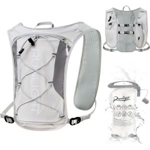 Ulteronixshop-G220 Gilet De Course Pour Homme Et Femme, Sac &Agrave; Dos D'hydratation R&eacute;glable, Respirant Et R&eacute;fl&eacute;chissant Avec Poche D'eau De 1,5 L Pour Randonn&eacute;e, Sentier, Course &Agrave; Pied, Marathon, Cyclis - Neuf