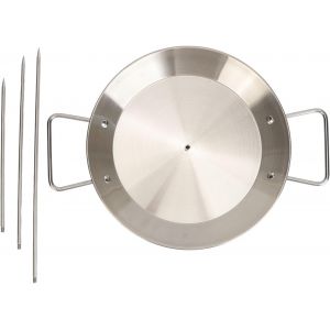 Ulteronixshop-Brochette Verticale Grill en Acier Inoxydable en Acier Inoxydable Brochettes de Barbecue Multi-fonctions D&eacute;tachables (Couleur d'origine) - Neuf