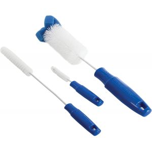 KALANKA-- Kit de Nettoyage pour Les fontaines pour Animaux &iquest; Contient 3 Brosses de diff&eacute;rents gabarits, id&eacute;ales pour Nettoyer Les diff&eacute;rentes Pompes. R&eacute;sistantes &agrave; la Rouille - Neuf