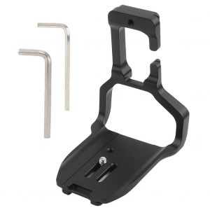Support de poignee en alliage d'aluminium pour prise de vue verticale et fixation rapide en L pour appareil photo reflex numerique Canon EOS 70D 80D - Neuf