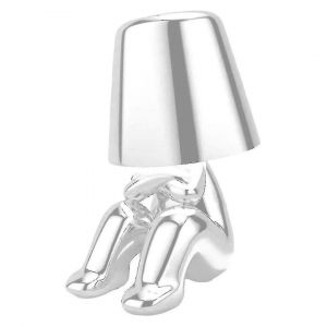 Lampe De Chevet Tactile, Lampe De Bureau Doree, Rechargeable, Decorative, Sans Fil, Portative, Avec Port Usb - Neuf
