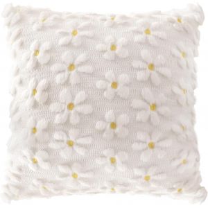 Kalanka-Housse De Coussin Fleurs, Marguerite Taie D'oreiller Fleurs 45x45cm, Housse De Coussin 45x45 Fleur, D&eacute;coration De P&acirc;ques Printemps/&Eacute;t&eacute; Pour La Maison, D&eacute;coration De Canap&eacute; Pour Le Salon - Neuf