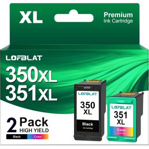 350Xl 351Xl Cartouches D'Encre De Remplacement Pour Hp 350 351 Deskjet D4260 D4360 D5360 Officejet J5780 J6410 Photosmart C4280 C4380 C4480 C4580 C5180 C5280 - Neuf