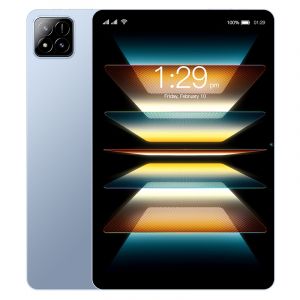 Tablette Android 14 de 10,1 pouces, 8GB RAM 256GB ROM, cam&eacute;ra frontale 16mp + cam&eacute;ra arri&egrave;re 32mp, support 5G WIFI 7 Bluetooth, batterie 10000mAh, Bleu - Neuf