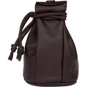 CAUC-Niklas' Vintage Bourse en Cuir avec Liens Etui Retro Portefeuille Porte-Monnaie Porte Clé Coin Purse Cuir Véritable - Neuf