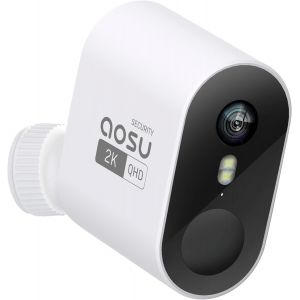 ChenQuanSarl-2K Caméra Surveillance Wifi Extérieure Sans Fil, Ajouter Des Caméras Spécifiquement Pour Homebase (Ne Fonctionne Pas Sans Homebase), 240 Jours, Détection De Mouvement Pir, Vision Nocturn - Neuf