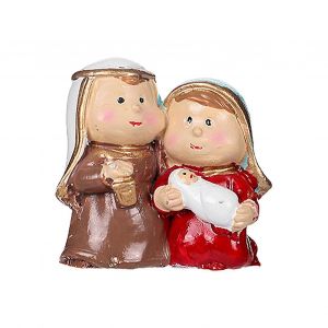 Creche en resine, figurine de la Nativite, decoration de Noel, scene de la Sainte Famille, figurines de la Nativite, creche de Noel pour table ou cheminee - Neuf