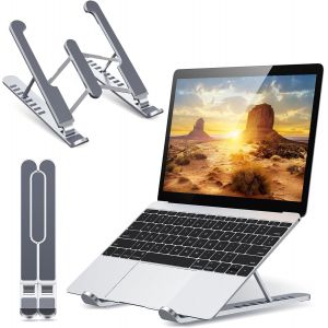 TIANYI-Support Ordinateur Portable, Support PC Portable Pliable et Ventilé, 8 Niveaux de Réglage, Refroidisseur Ergonomique Compatible avec MacBook Air, Pro, Laptop 10¿¿-15.6¿¿ - Neuf