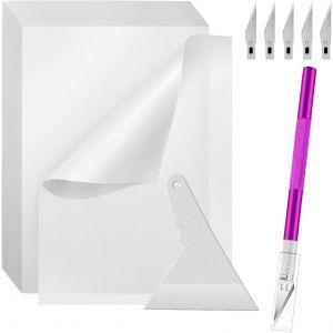 Chenquansarl-Diamond Painting Accessoires Papier Calque 200 Feuilles 10 * 15cm Maintient Solidement Les Diamants En Place Sans Poussi&egrave;re Coupeur Couteau R&egrave;gle Pour Crafting Diamond Painting - Neuf