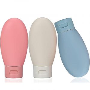 Bouteille de voyage 3 pi&egrave;ces,Bouteille vide Bouteille de voyage Conteneur 60ml,Petites bouteilles vides en plastique pour Tra - Neuf
