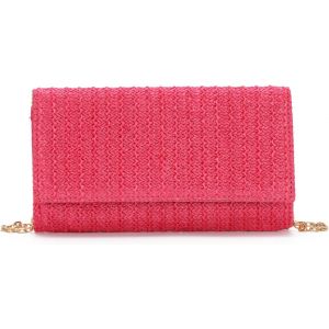 nzqaf-Women`s Rapia Straw Clutch Bag - Sac à Bandoulière Summer Beach Avec Bandoulière, Sac à main Enveloppe Tendance pour Les Voyages et Les Soirées - Neuf
