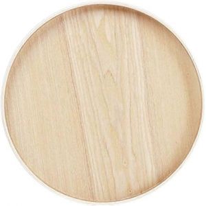 Plateau De Service Rond Plateau Rond En Bois Assiette Ronde En Bambou Pain Café Assiette Ronde Assiette À Thé Fruit Pla - Neuf