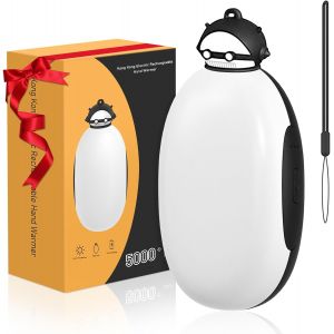 JGD-Chauffe-Mains, Chauffe Main Rechargeable USB 2 en 1, Chaufferette Main Portable avec 3 Modes de Chauffage,Chauffage &agrave; Double Face,pour Enfants,Homme et Femme - Neuf