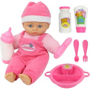 ERYI-Poupee Bebe Poupon Fille Garcon,Réaliste Poupée Reborn Nurserie Bebe Reborn Fille Interactif 22.8Cm Accessoire Poupon Vrai Bébé Cadeau Enfant Jouet Fille Garcon 1 2 3 Ans - Neuf