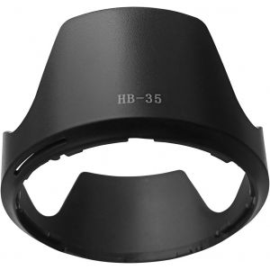 HB-35 Pare-soleil pour Nikon AF-S DX Nkkor 18-200 mm F/3.5-5.6G ED VR II,AF-S DX VR 18-200 mm f/3.5-5.6G IF-ED Objectif 72 mm,Noir ,Poche supplémentaire - Neuf