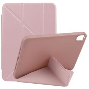 &Eacute;tui En Cuir Tpu Horizontal Pour Ipad Mini 6 / Mini 2024 Avec Support - Or Rose - Neuf