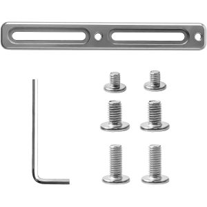 Meimie-Adaptateur De Fixation Pour Bouteille De Vélo,Adaptateur De Vélo Pour Les Petites Géométries De Cadre,Porte-Bidon De Vélo De Montagne En Aluminium Réglable (Argent) - Neuf