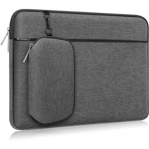 TIANYI-13-13,3 Pouces Housses pour Ordinateur Portable R&eacute;sistant &agrave; l'eau, Sac d'accessoires Amovible, Compatible avec MacBook Air 13'' M2 M3 2024 - Neuf
