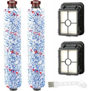 NouvelHorizonstore-Remplacement Accessoires 2 Brosse Rouleau Multi-Surface + 2 Filtres pour BISSELL Crosswave 17132 et 2225N Series - Neuf