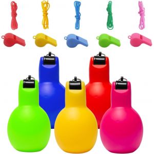 Acdsgd-5 Pi&egrave;ces Sifflets &Agrave; Main De Sport Et 5 Pi&egrave;ces Sifflets De Sport Sifflets Pression Hand Whistle Pressure Whistle S&eacute;curit&eacute; Bruyant Sifflets &Agrave; Pression D'urgence Pour Entra&icirc;nement/Comp&eacute;tition - Neuf