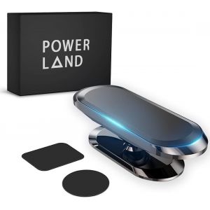 Support Téléphone Voiture, Porte Téléphone Voiture Magnétique Portable Support Smartphone Voiture Rotation 360° Aimant Fort Pour Iphone/Huawei/Galaxy/Sony Boîte Cadeau Noire[Car785019] - Neuf